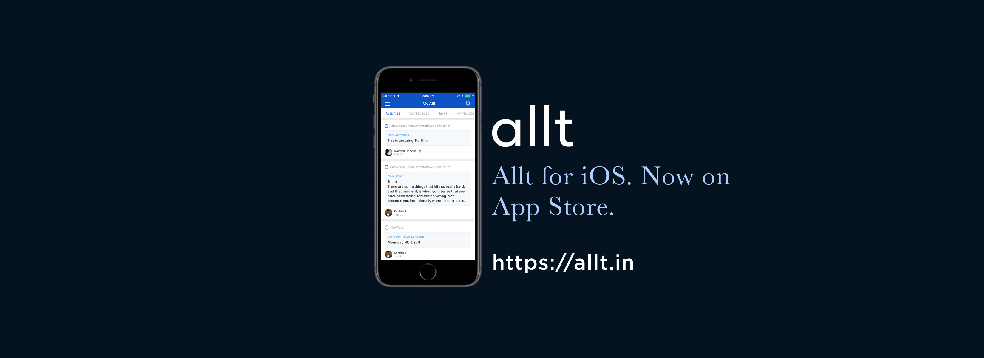 Announcing Allt for iOS. But there's a catch.