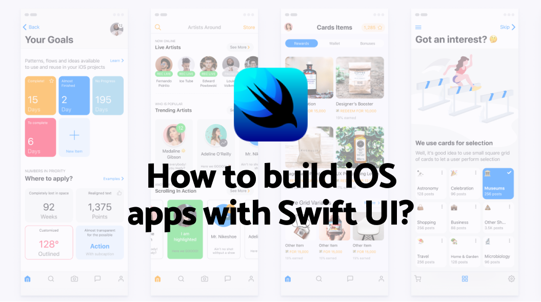 How to build iOS apps with swift UI?