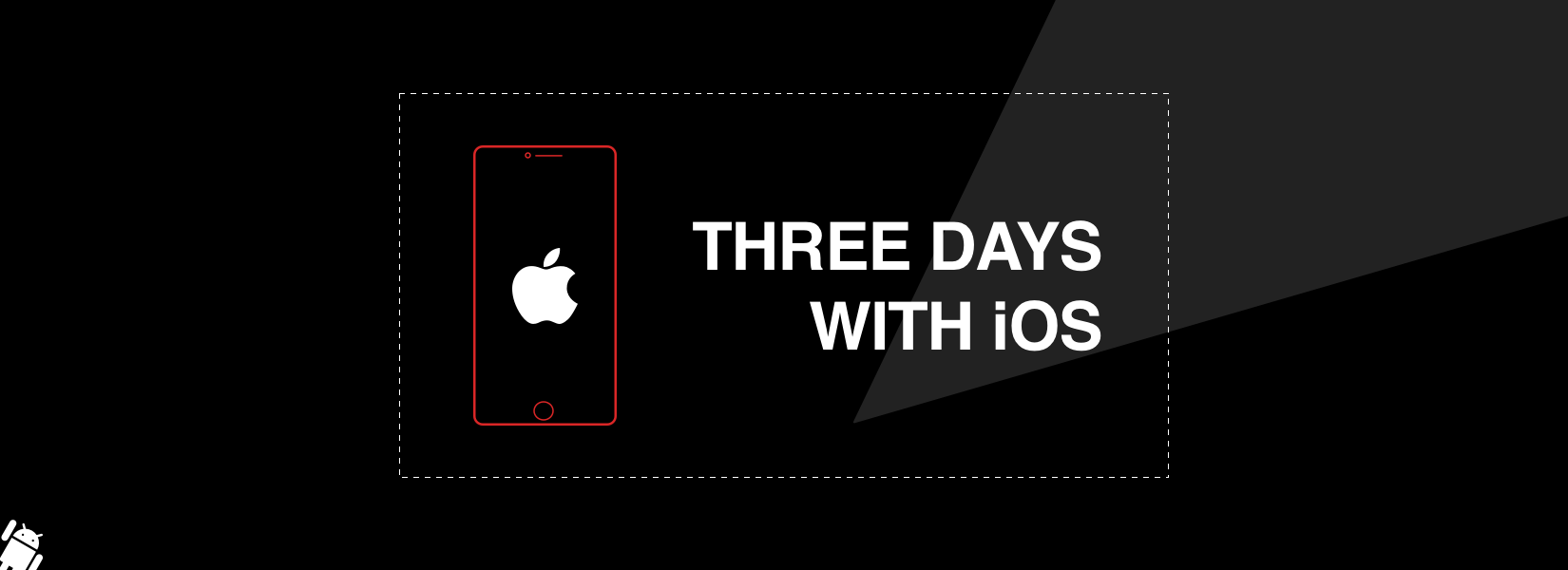 3 days with iOS - the Android user’s perspective